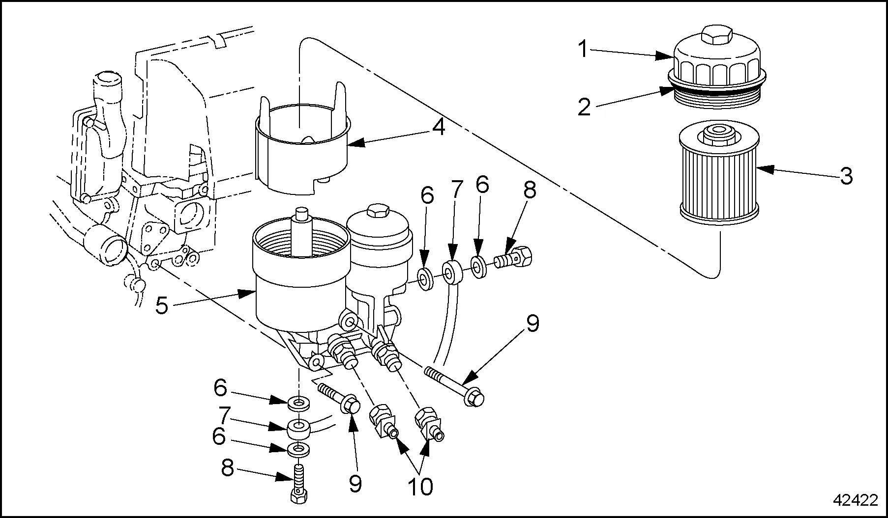 Diagram Dt466 Fuel Filter Housing Diagram