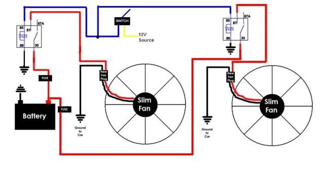 Diagram Elec Wiring Diagrams Dual Fans