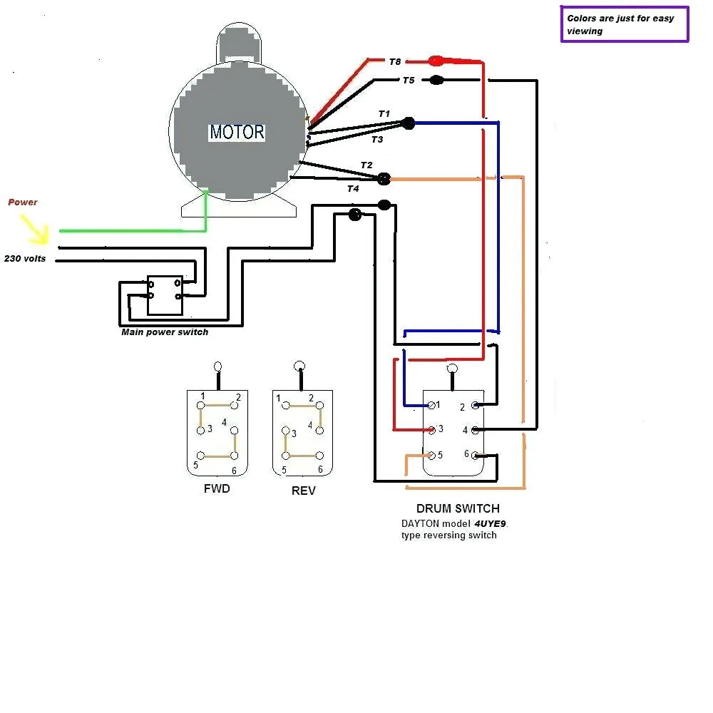 Diagram Electric Motor Wiring Diagram 110