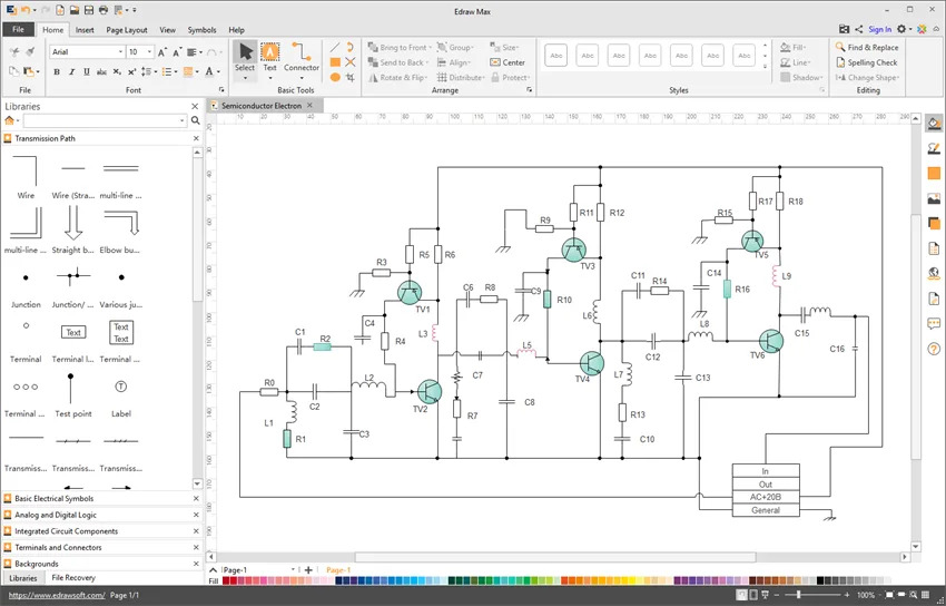 Diagram Electrical Wiring Diagram Drawing Software