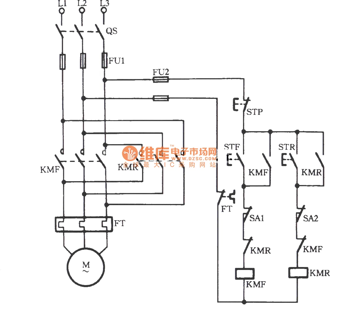 Diagram Electrical Wiring Diagram Forward Reverse Motor Control And Power