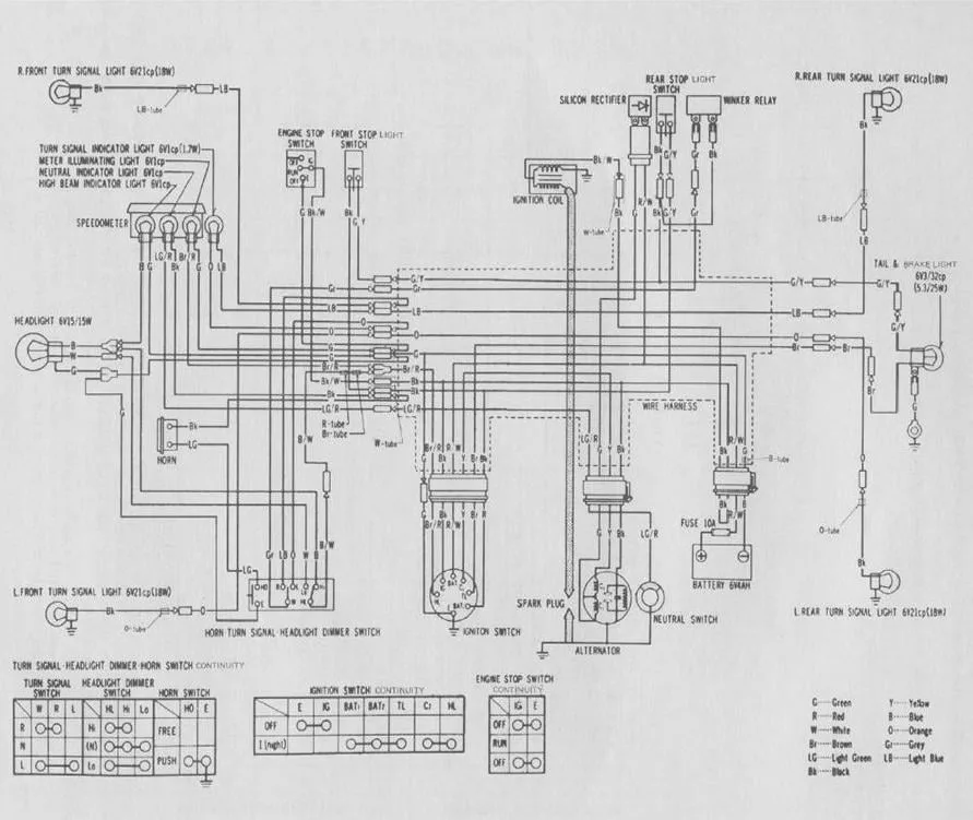 Diagram Electrical Wiring Diagrams Honda 70