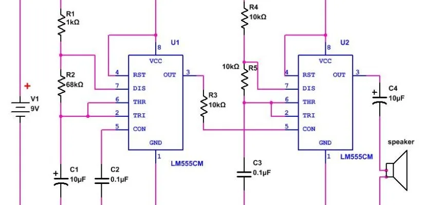 Diagram Electronic Siren Circuit Diagram