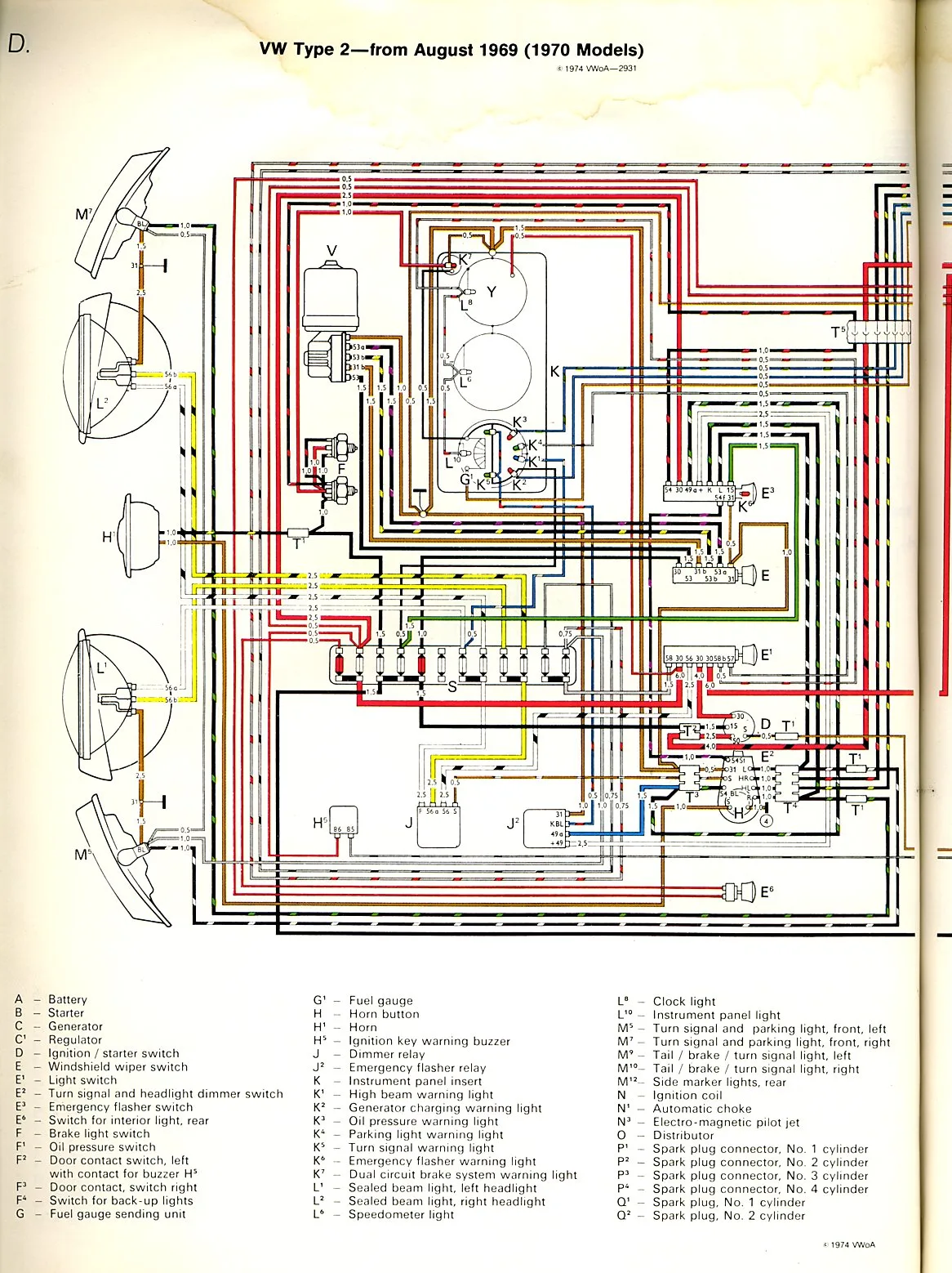 Diagram Engine Diagram 1974 Vw Bus Camper