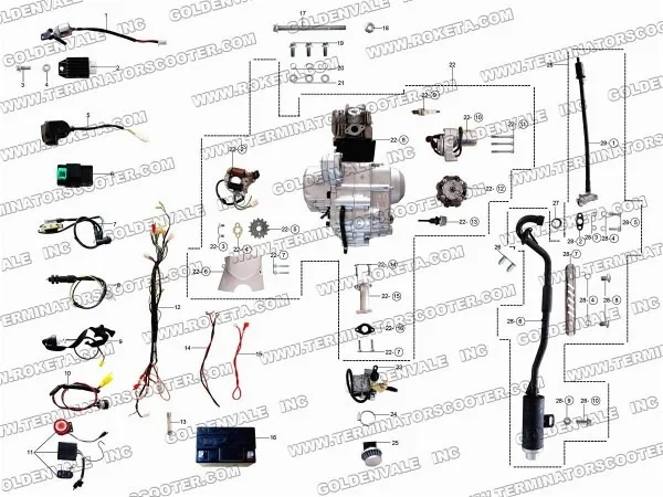 Diagram Engine Lifan 110 Wiring Diagrams