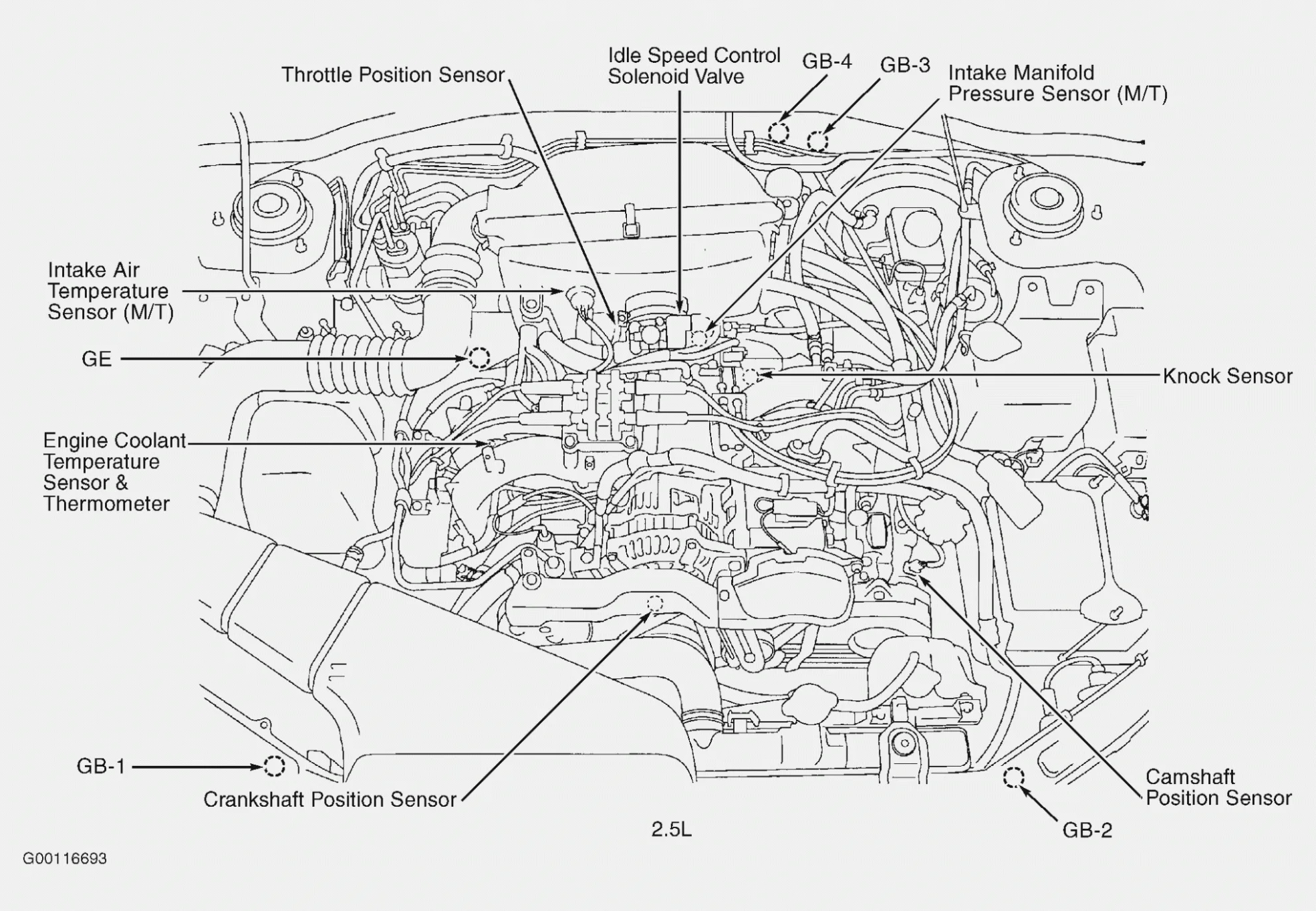 Diagram Engine Subaru Outback 2004