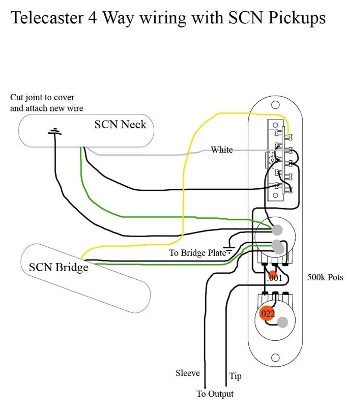 Diagram Fender Noiseless Telecaster Wiring Diagram