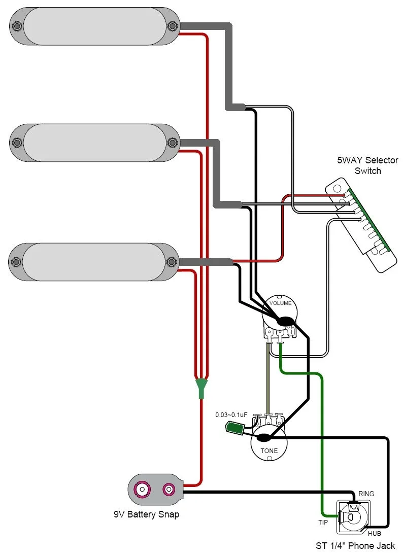 Diagram Fender Pickup Wiring Diagrams