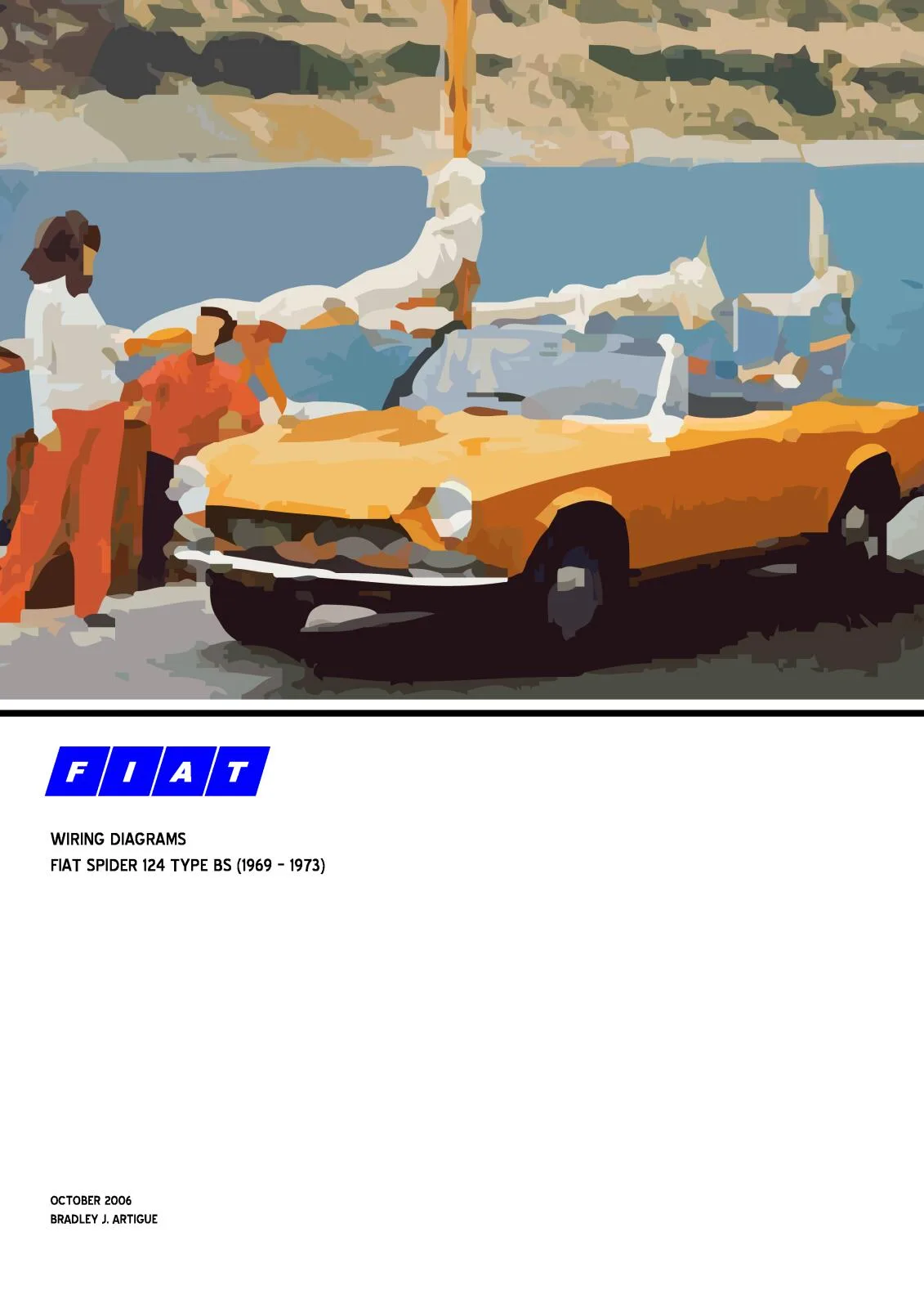 Diagram Fiat 124 Spider Service App 1979 Wiring Diagrams