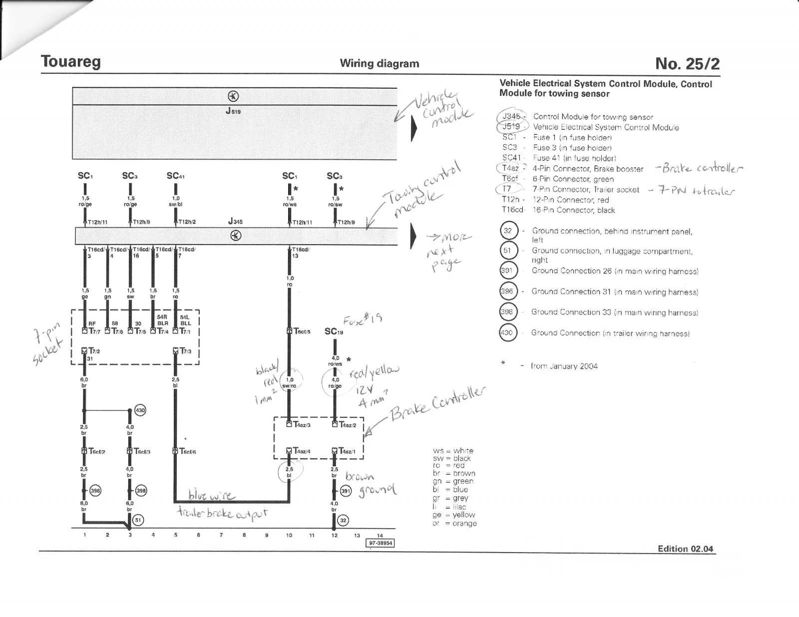 Diagram Fiat Multipla Towbar Wiring Diagram