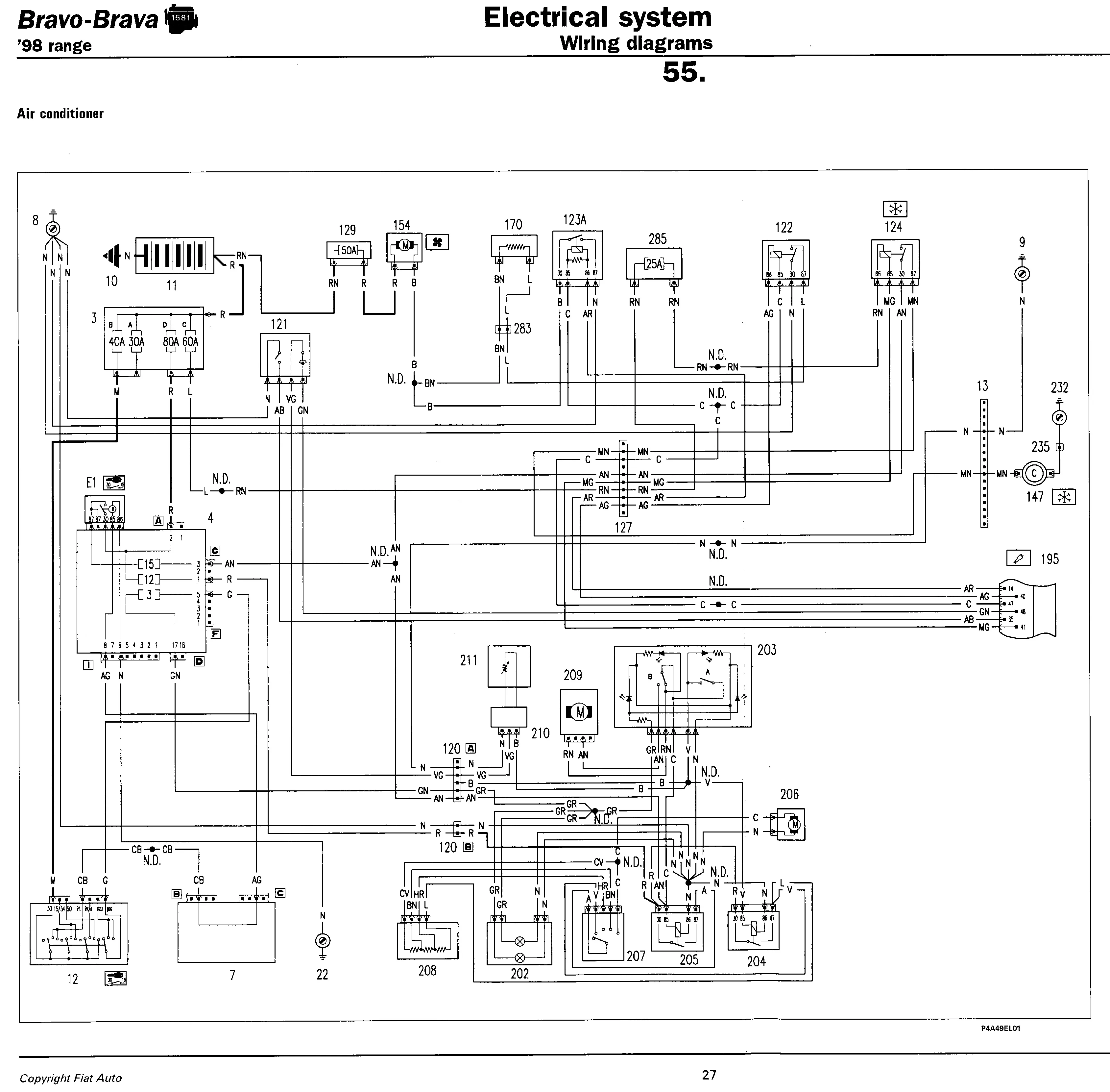 Diagram Fiat Punto Wiring Diagram