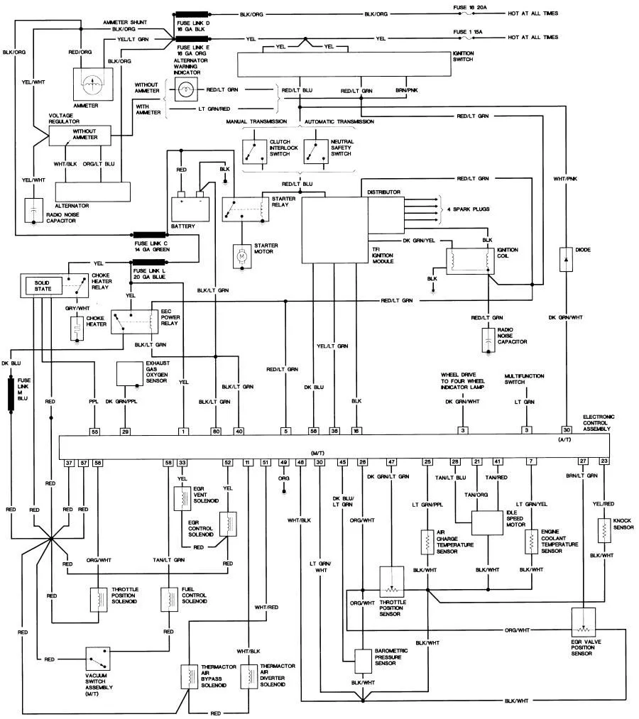 Diagram Ford Bronco Headlight Switch Wiring Diagram