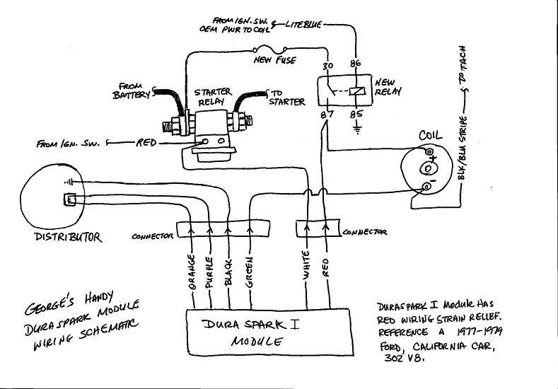 Diagram Ford Duraspark Ignition Wiring Diagram