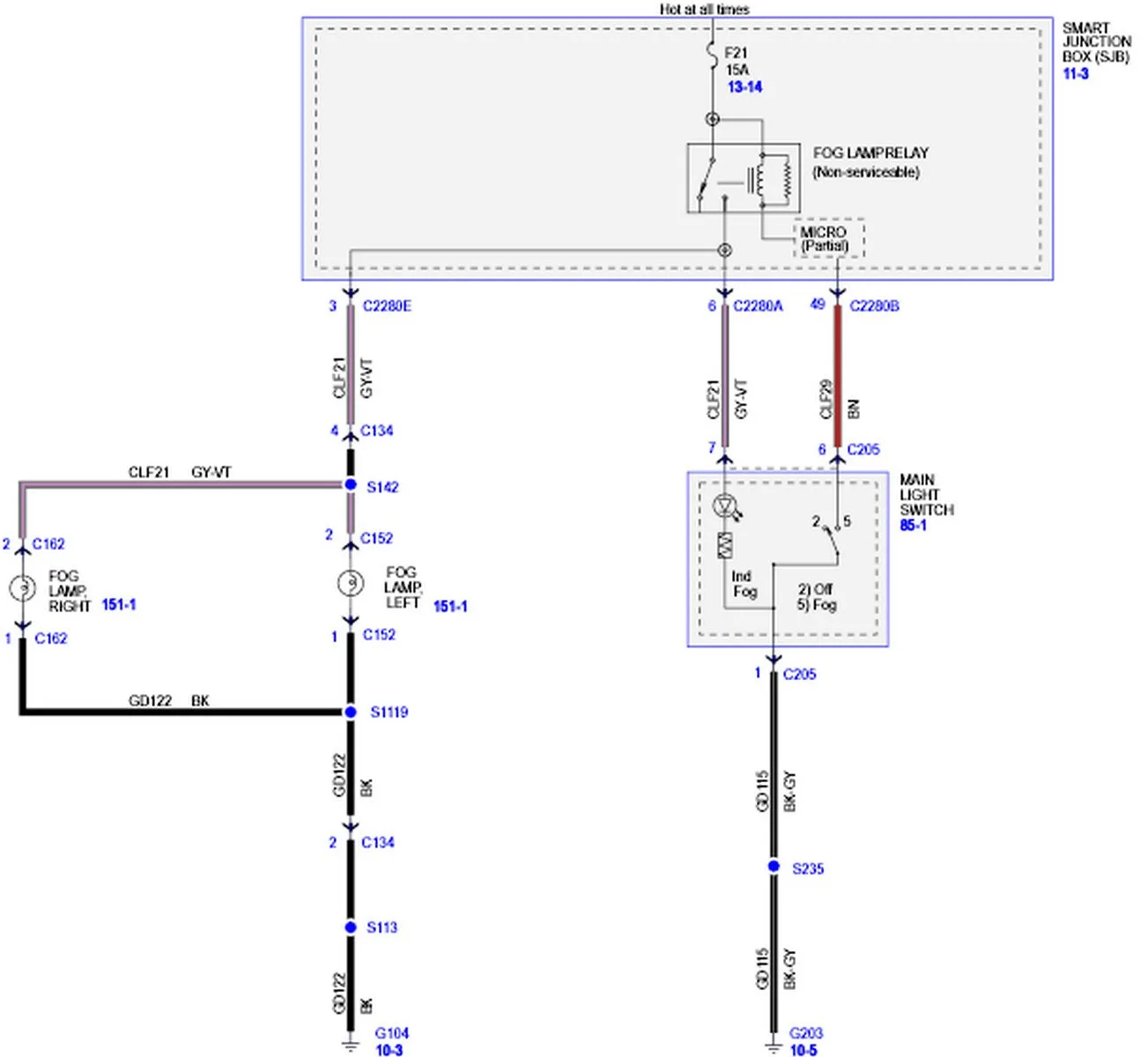 Diagram Ford Escape Fog Lights Wiring Diagram