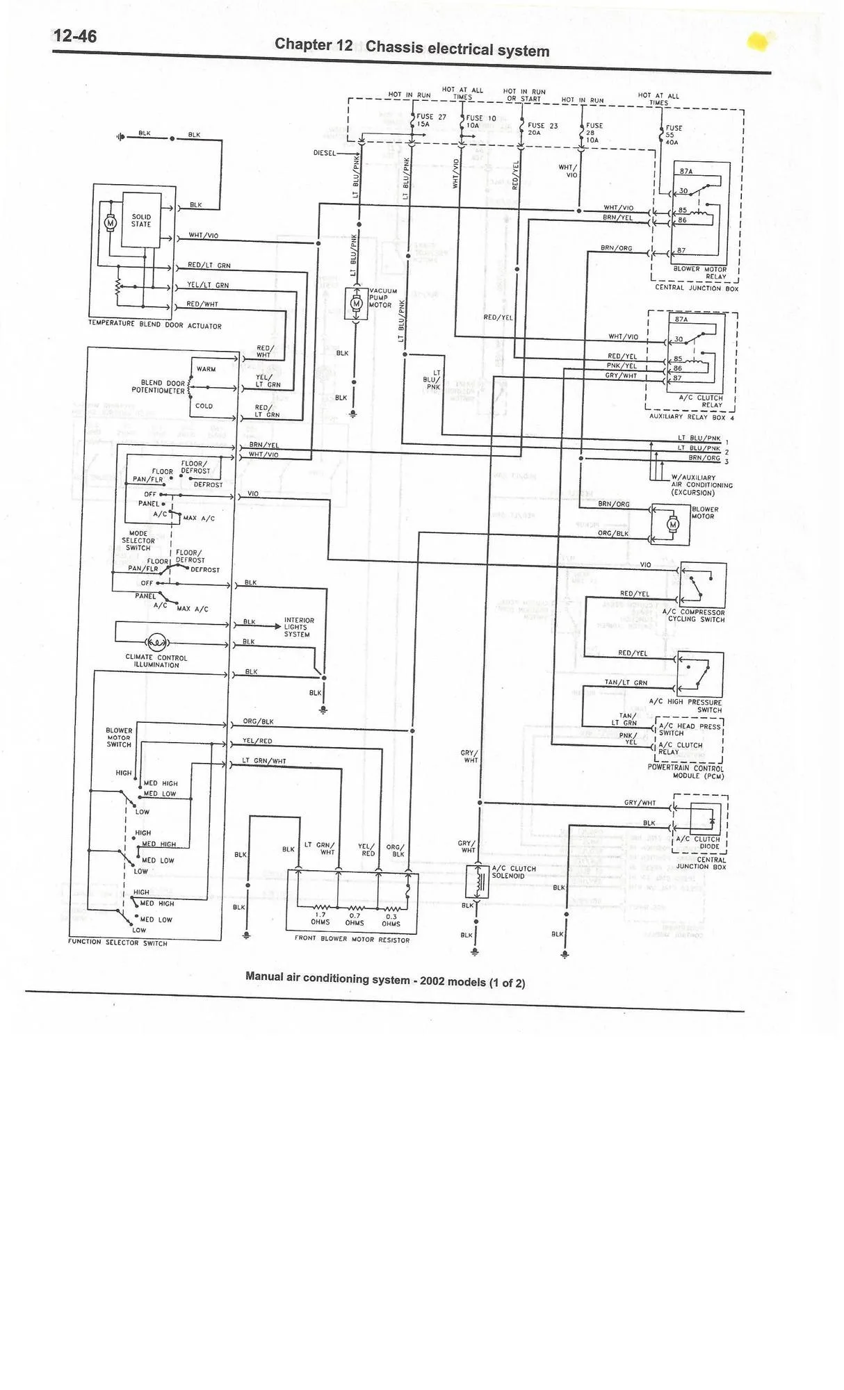 Diagram Ford Excursion Cruise Control Wiring Diagram