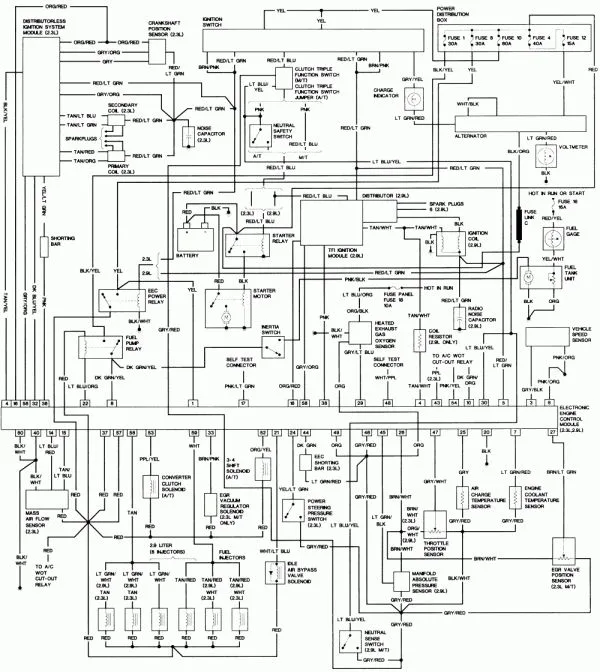 Diagram Ford Ranger 1996 Wiring Diagram