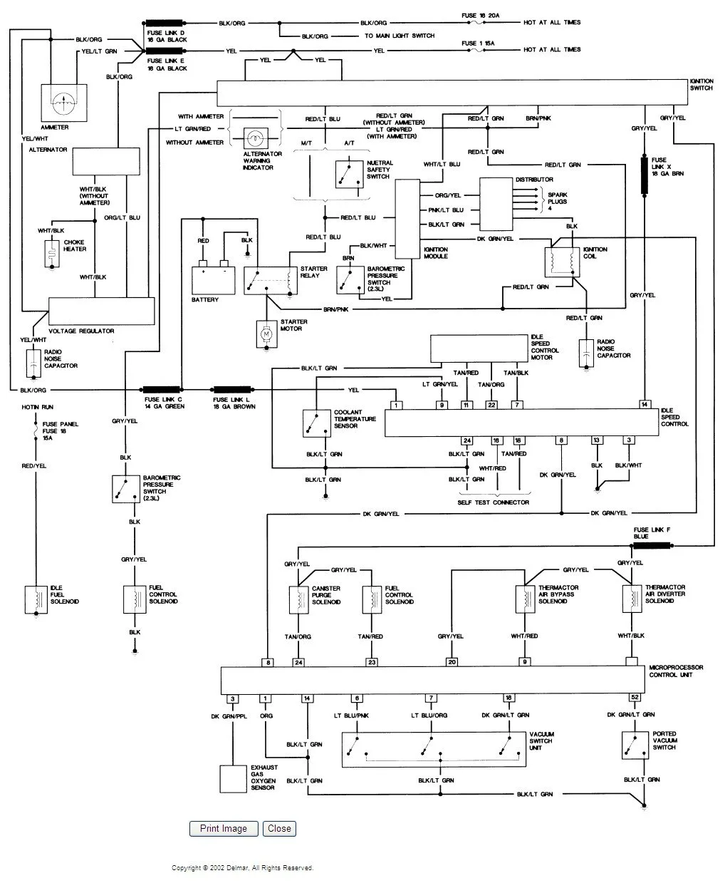 Diagram Ford Ranger V6 Wiring Diagram 1985