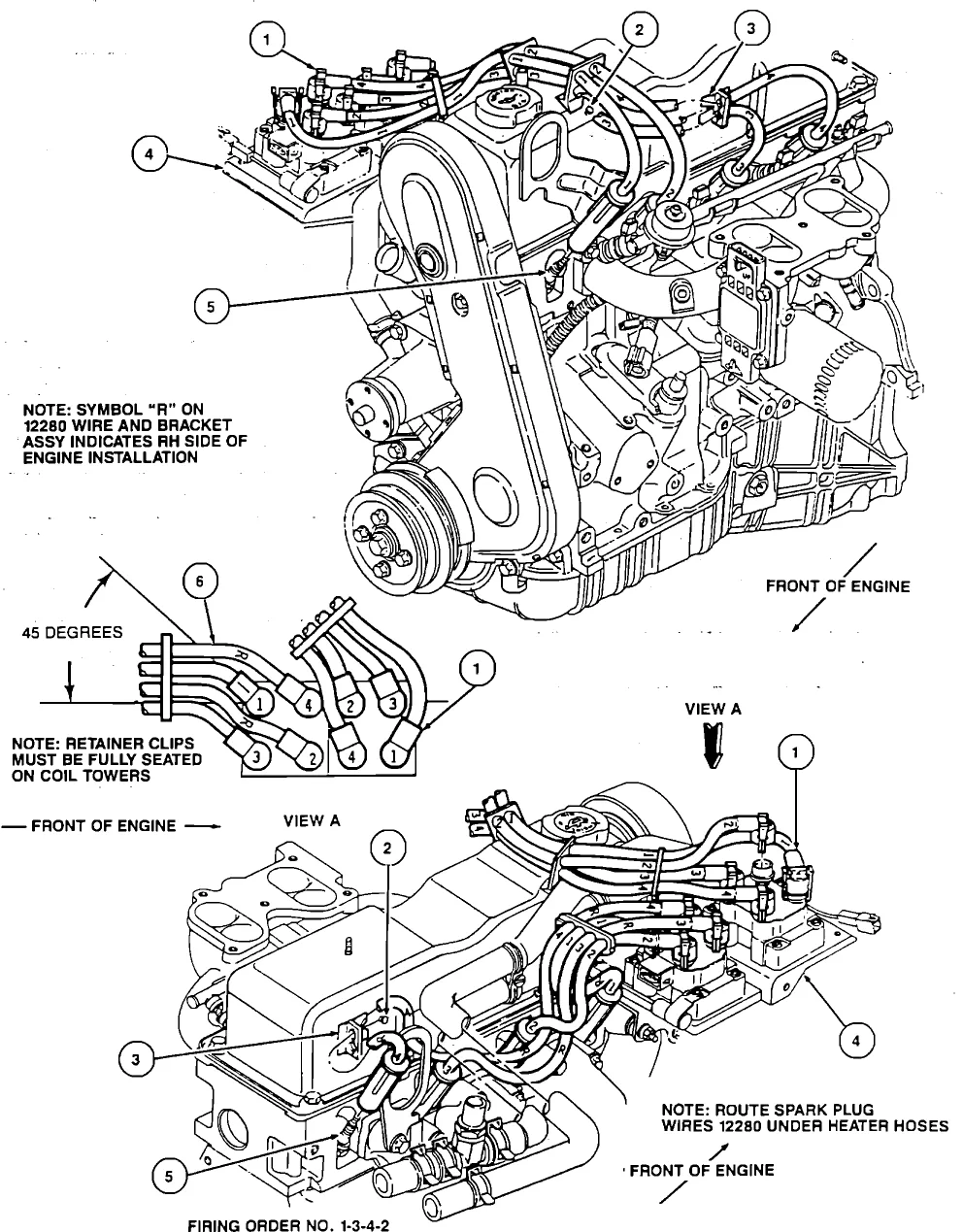 Diagram Ford Spark Plug Wiring Diagram Schematic