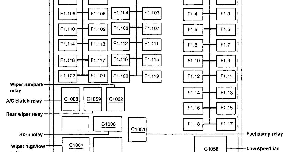 Diagram Ford Windstar Se Fuse Diagram