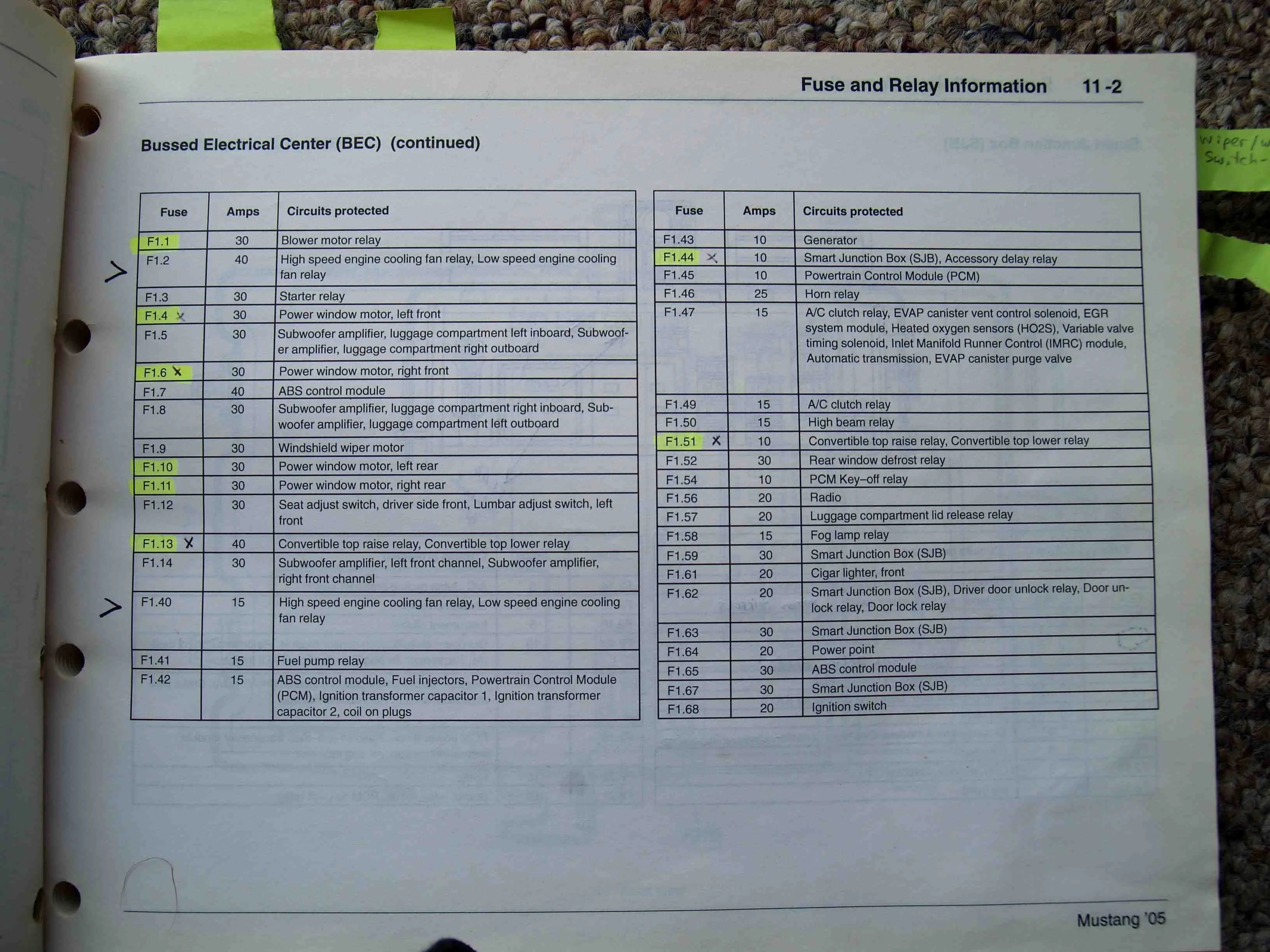 Diagram Free 2008 Ford Mustang Wiring Diagrams