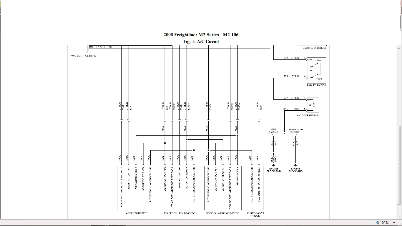 Diagram Freightliner M2 Ac Wiring Diagrams