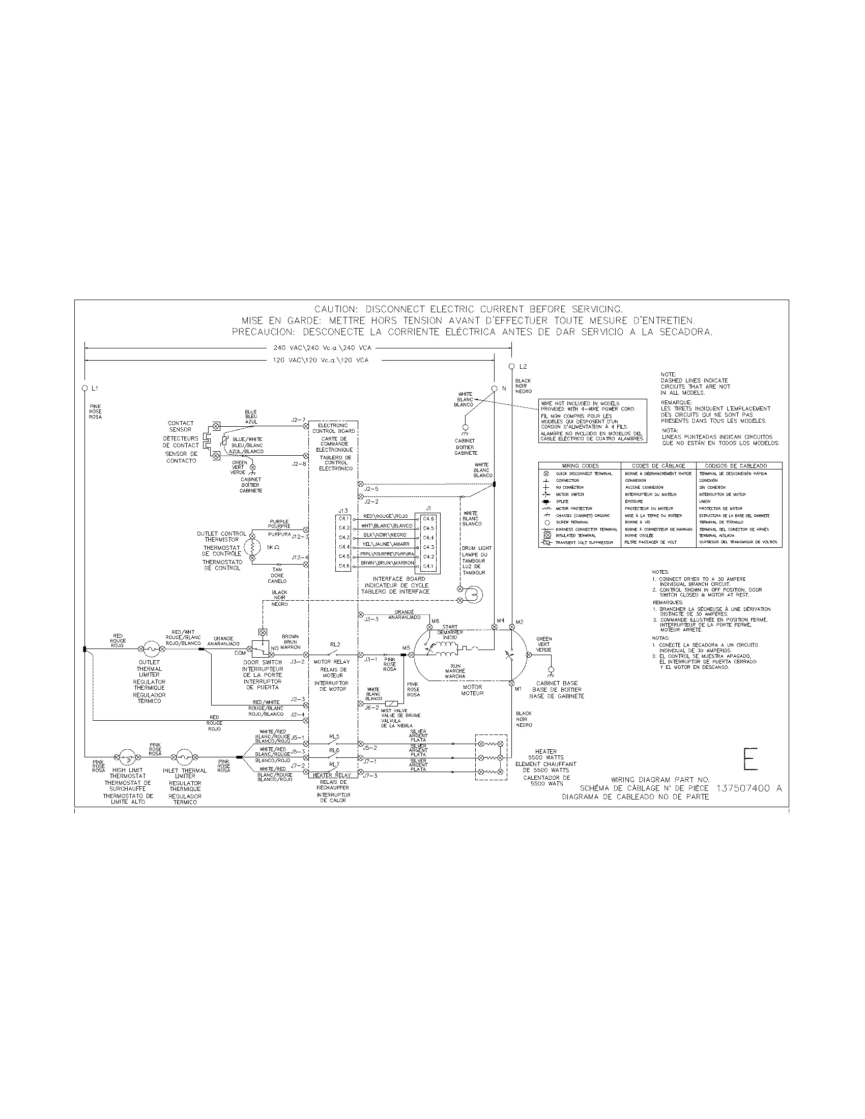 Diagram Frigidaire Affinity Dryer Wiring Diagram