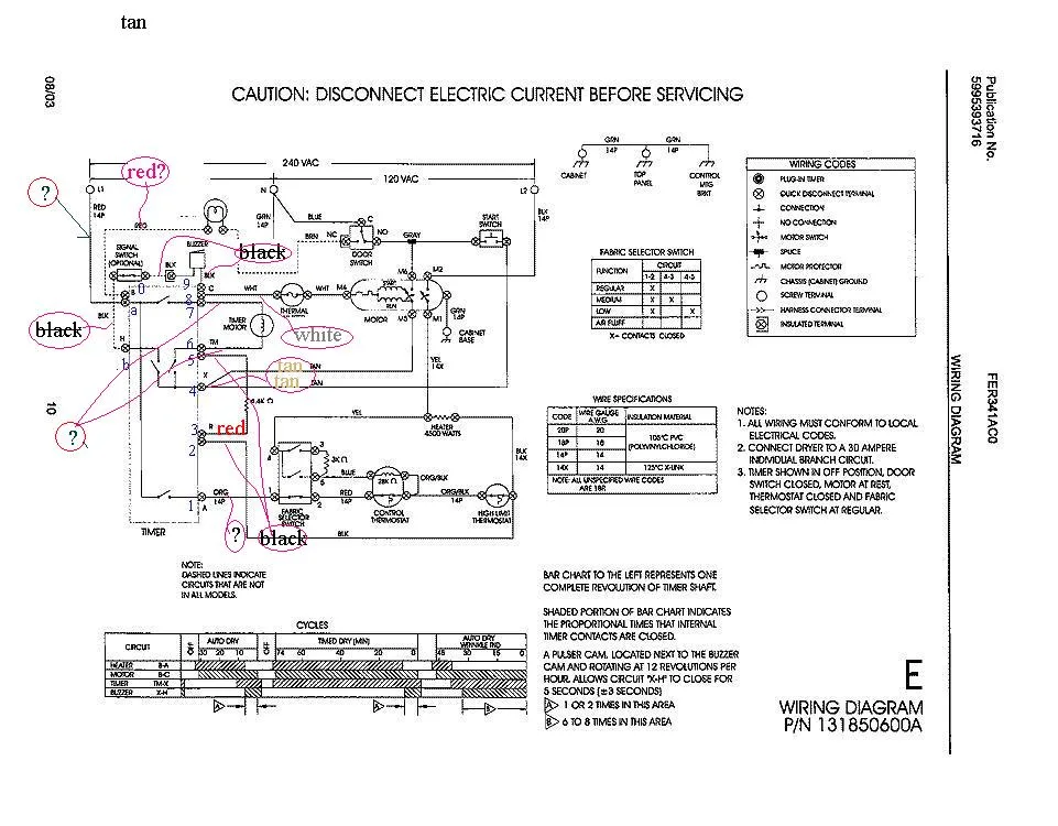 Diagram Frigidaire Affinity Dryer Wiring Diagram
