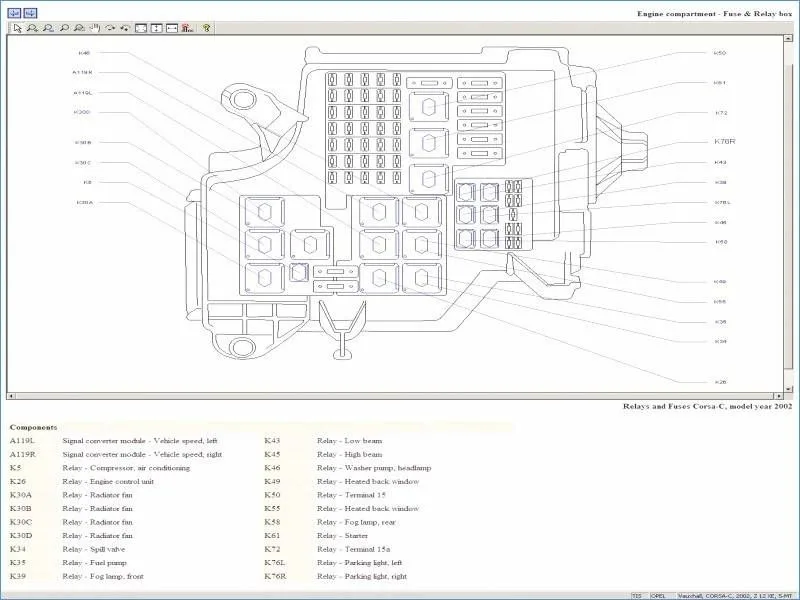 Diagram Fuse Box Corsa C Diagram