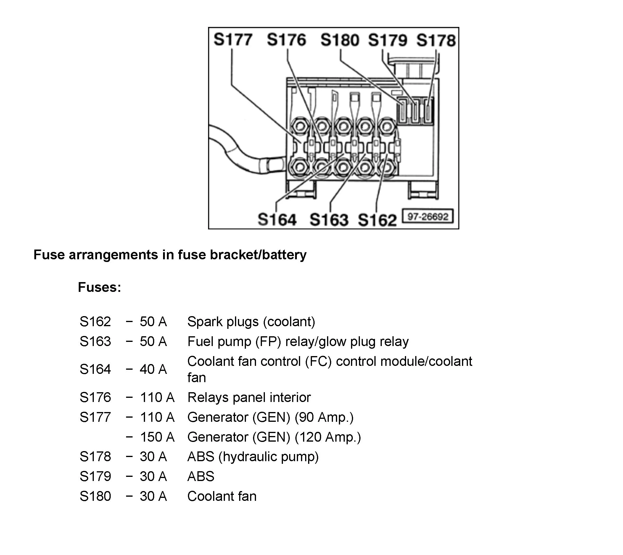 Diagram Fuse Box Diagram For 2002 Volkswagen Jetta