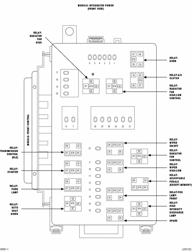 Diagram Fuse Box Diagram For 2005 Dodge Magnum