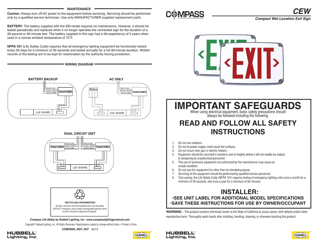 Diagram Genlyte Controls Exit Sign Wiring Diagram