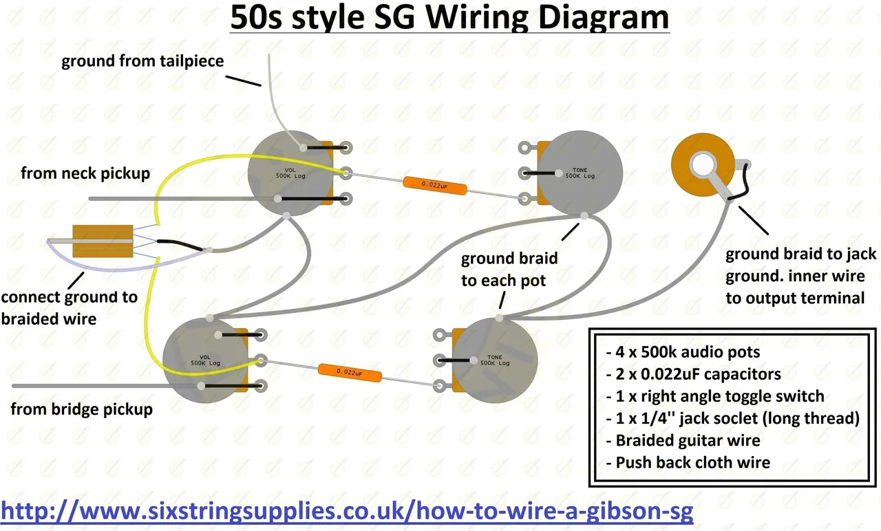 Diagram Gibson Sg Special Wiring Diagram Picture