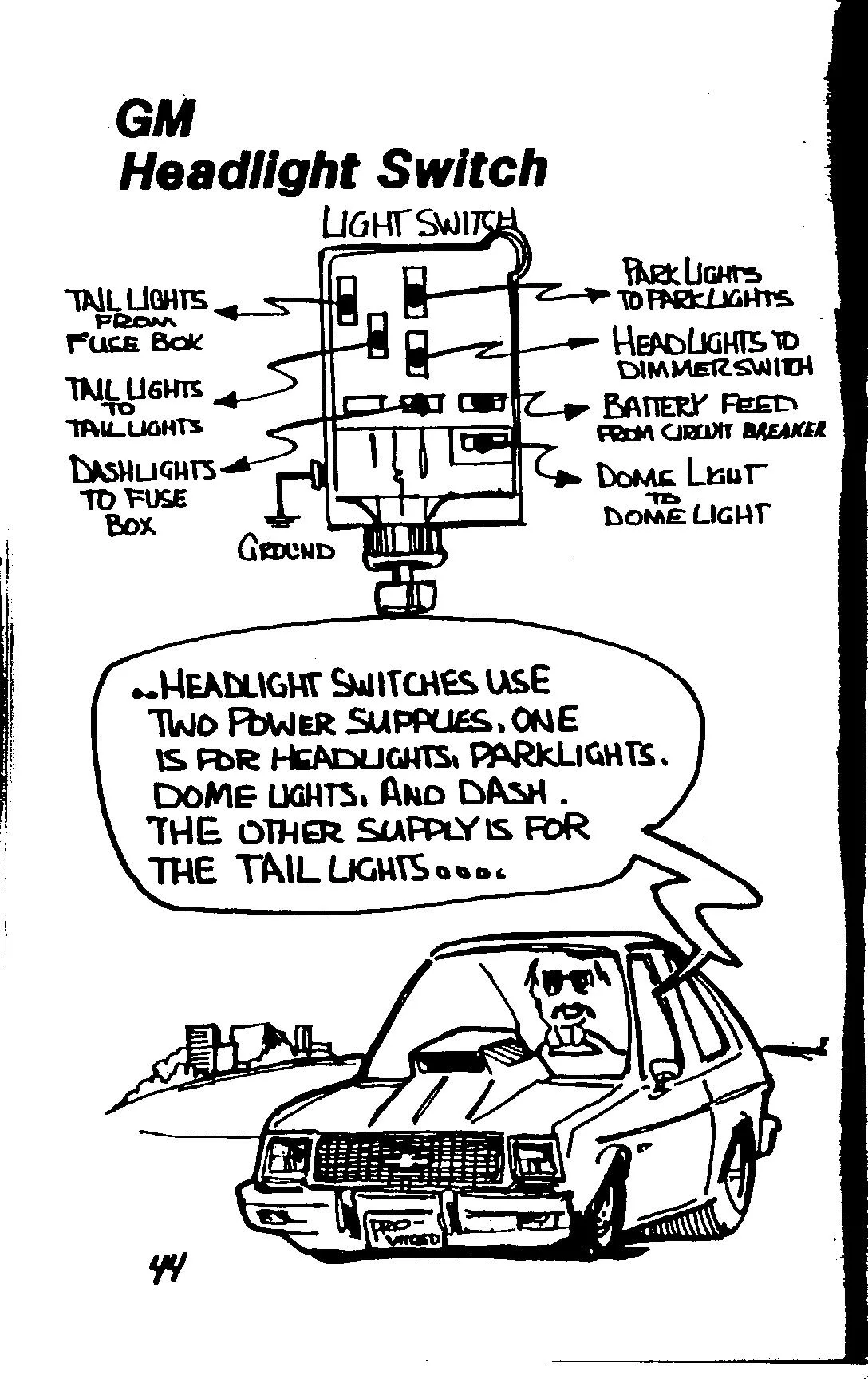 Diagram Gm Headlight Switch Connector Diagram