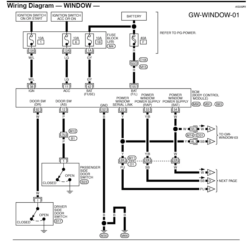 Diagram Gm Power Window Switch 5 Pin Wiring Diagram