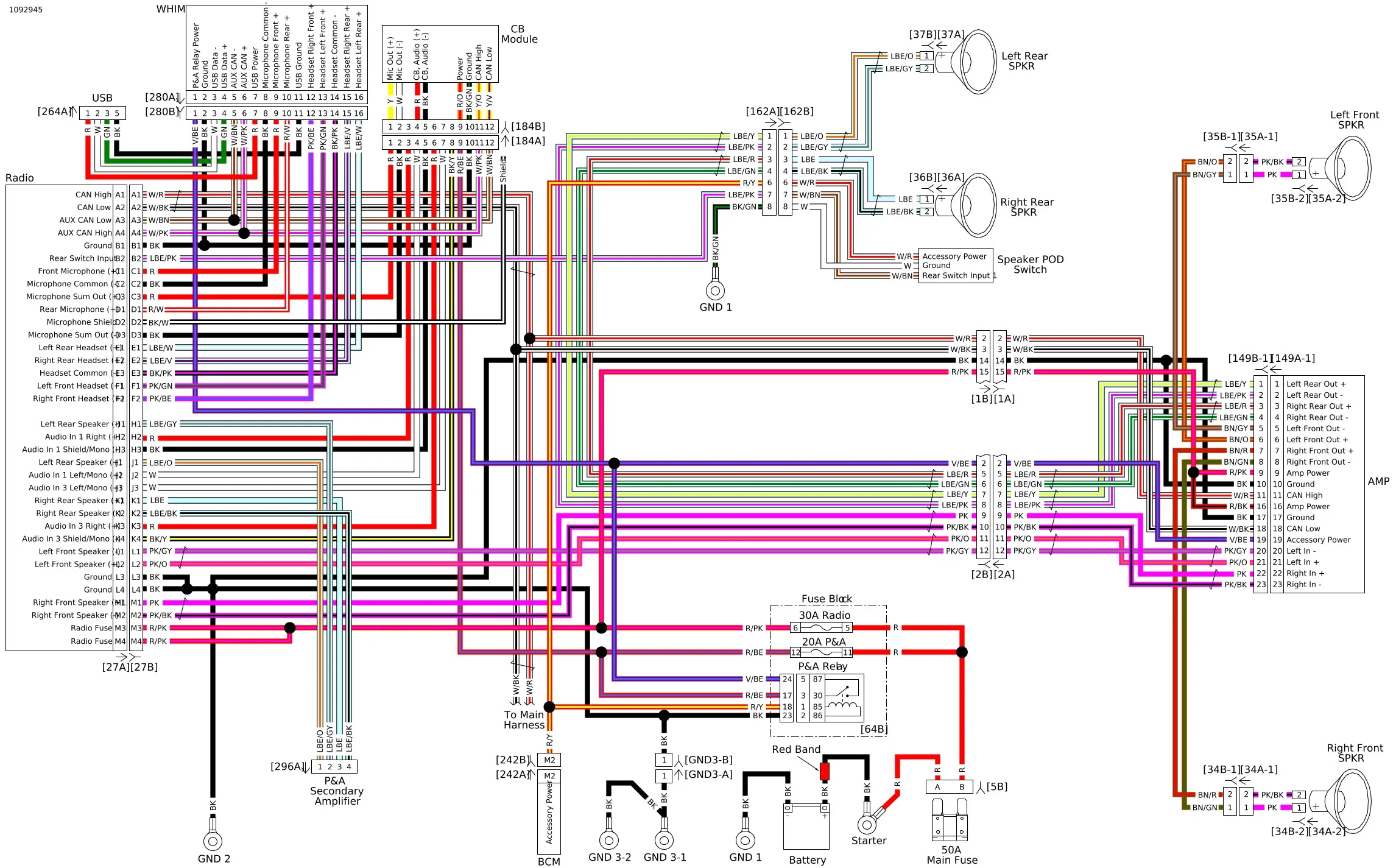 Diagram Harley Davidson Ultra Radio Wiring Diagram