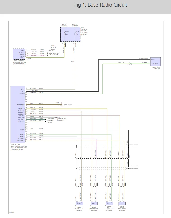 Diagram Haynes Wiring Diagram Ford Fusion