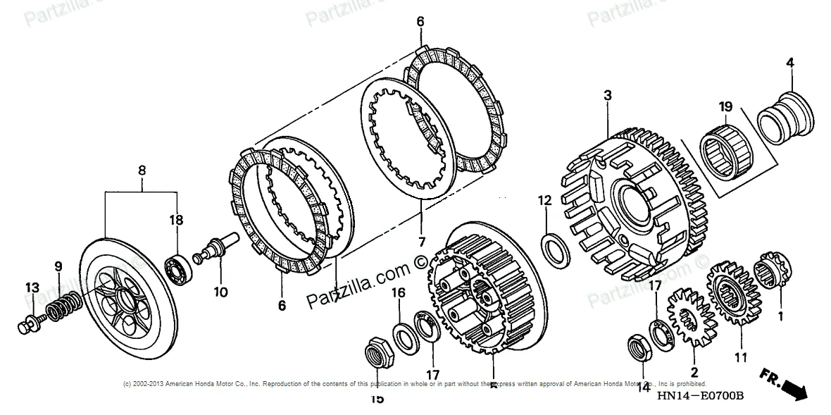 Diagram Honda 400Ex Exploded Diagram
