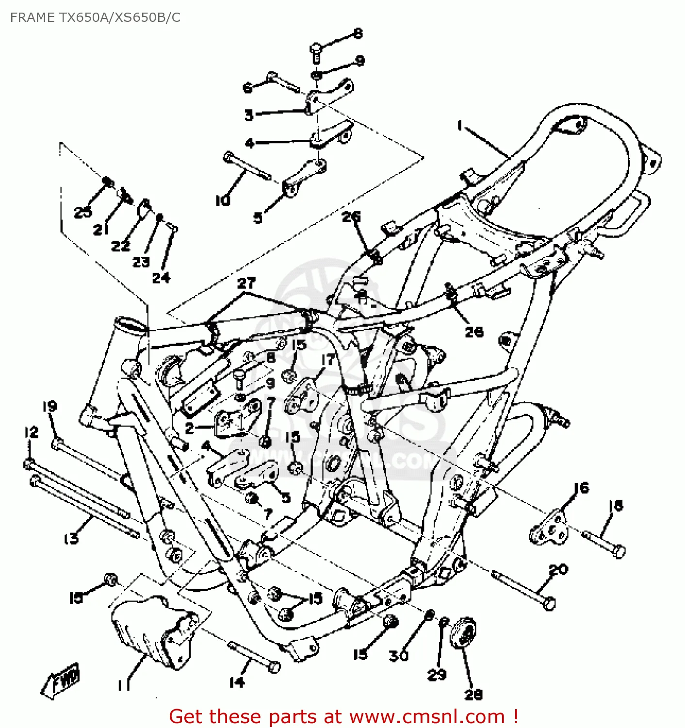 Diagram Honda Cb400F Engine And Frame Diagrams Plus Parts List