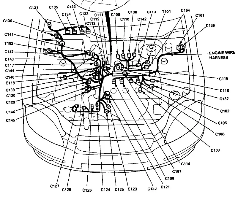 Diagram Honda Civic Engine Wiring Harness Diagrams