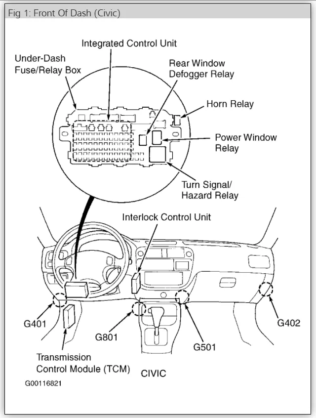 Diagram Honda Civic Horn Wiring Diagram