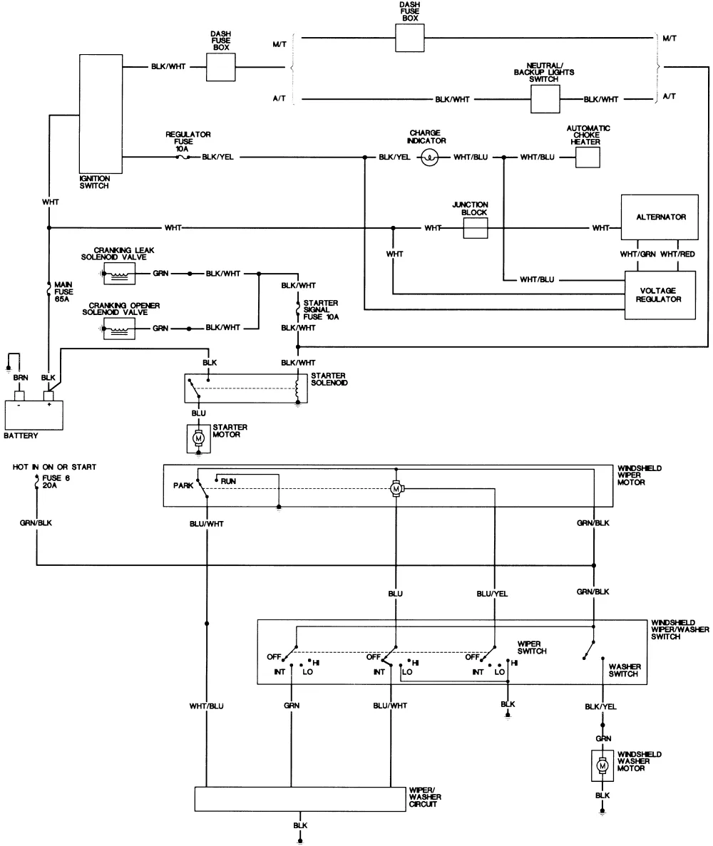 Diagram Honda Prelude 1998 Wiring Diagram