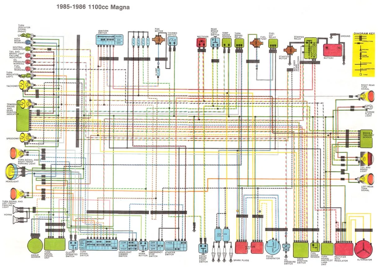 Diagram Honda Vt1100C Wiring Diagram