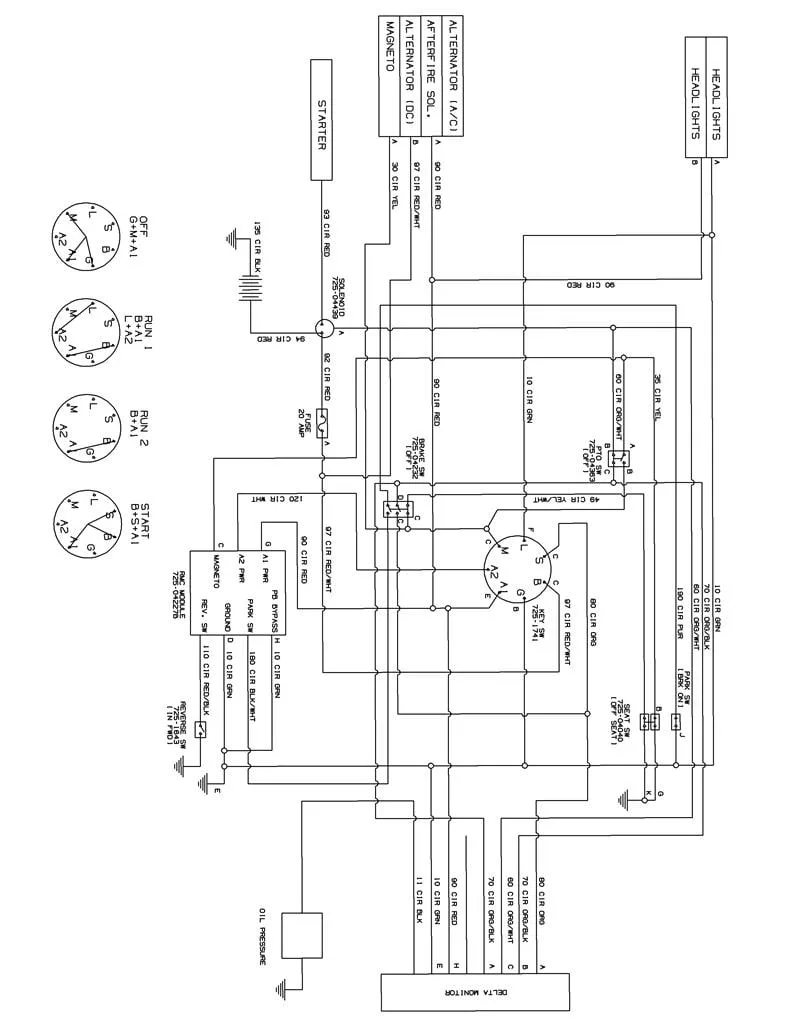 Diagram Ignition Switch Wiring Diagram Cub Cadet