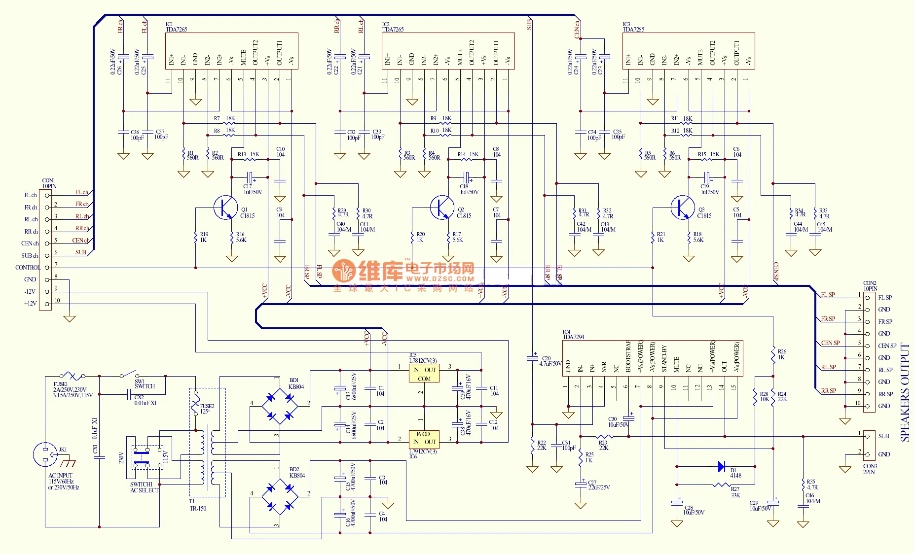Diagram Intex Home Theatre Circuit Diagram