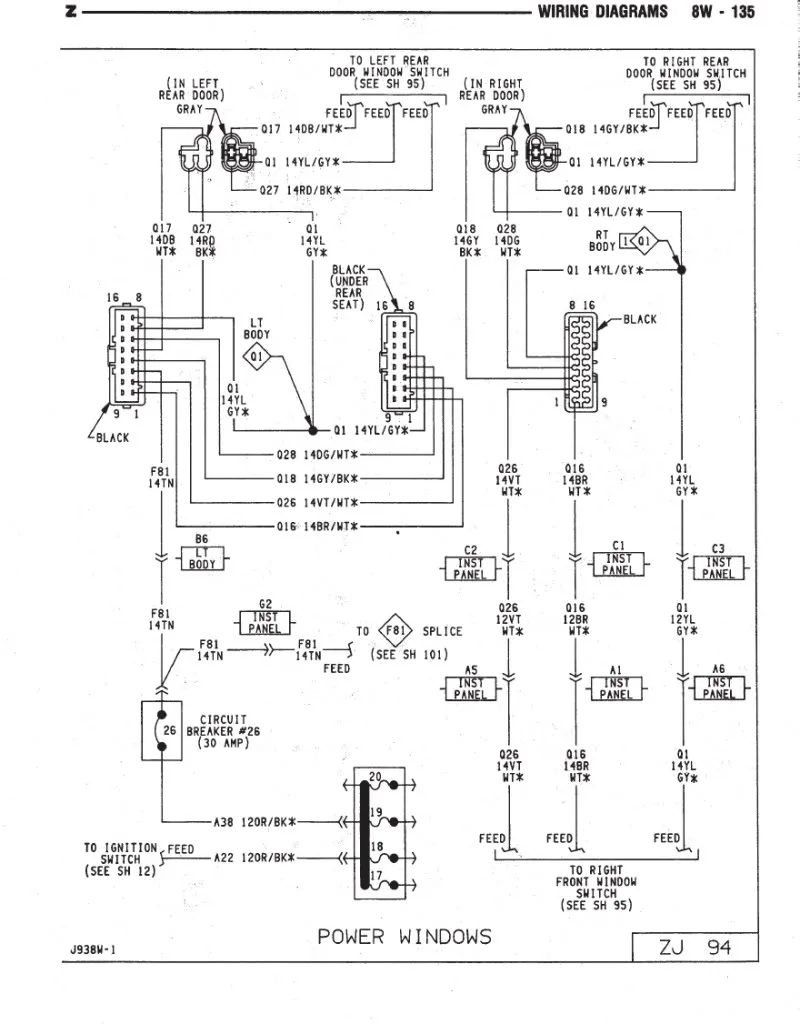 Diagram Jeep Cherokee Wiring Harness Diagram