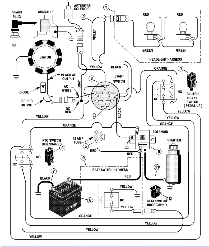 Diagram John Deere D170 Riding Lawn Tractor Wiring Diagram