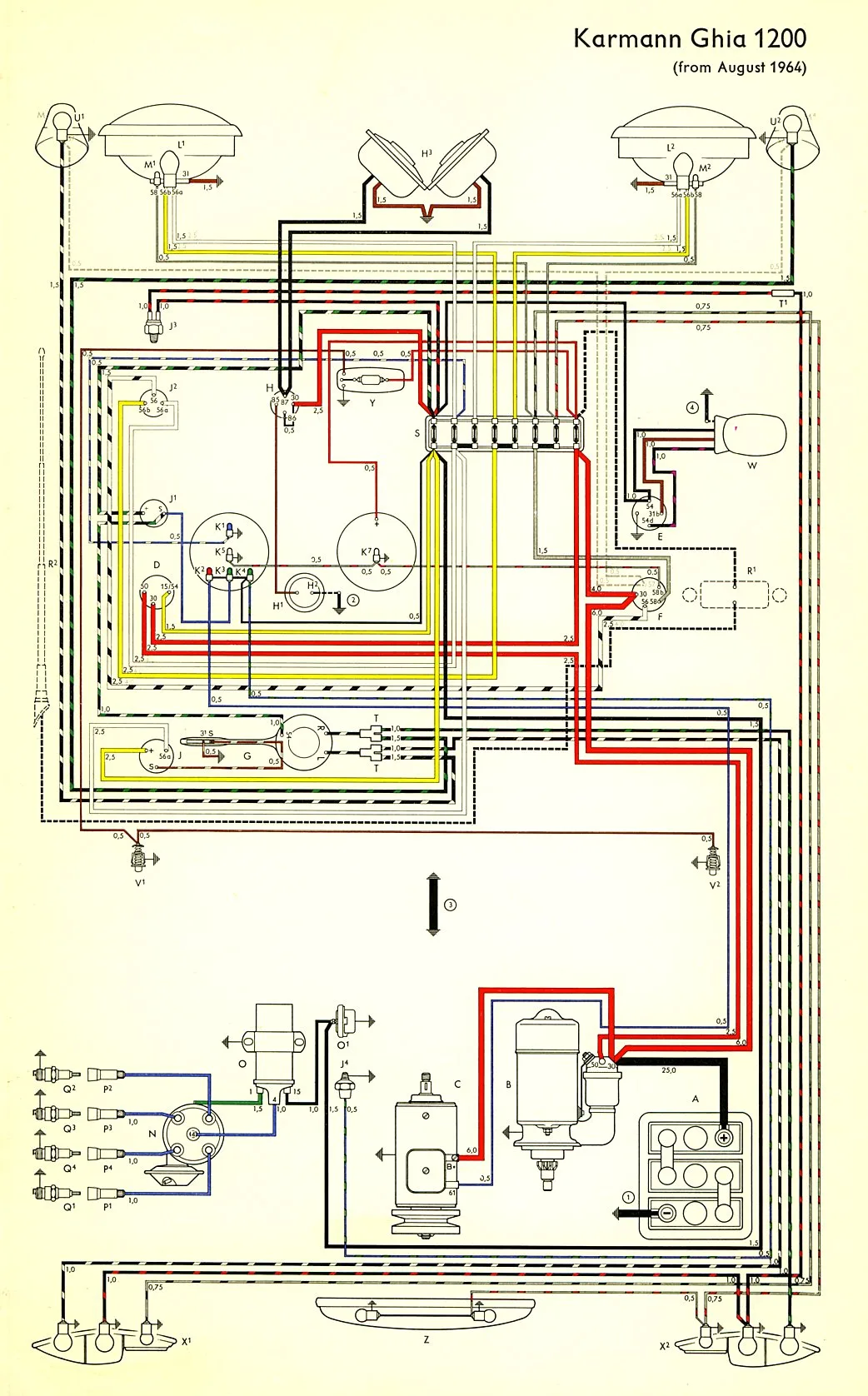 Diagram Karmann Ghia Engine Wiring Diagrams