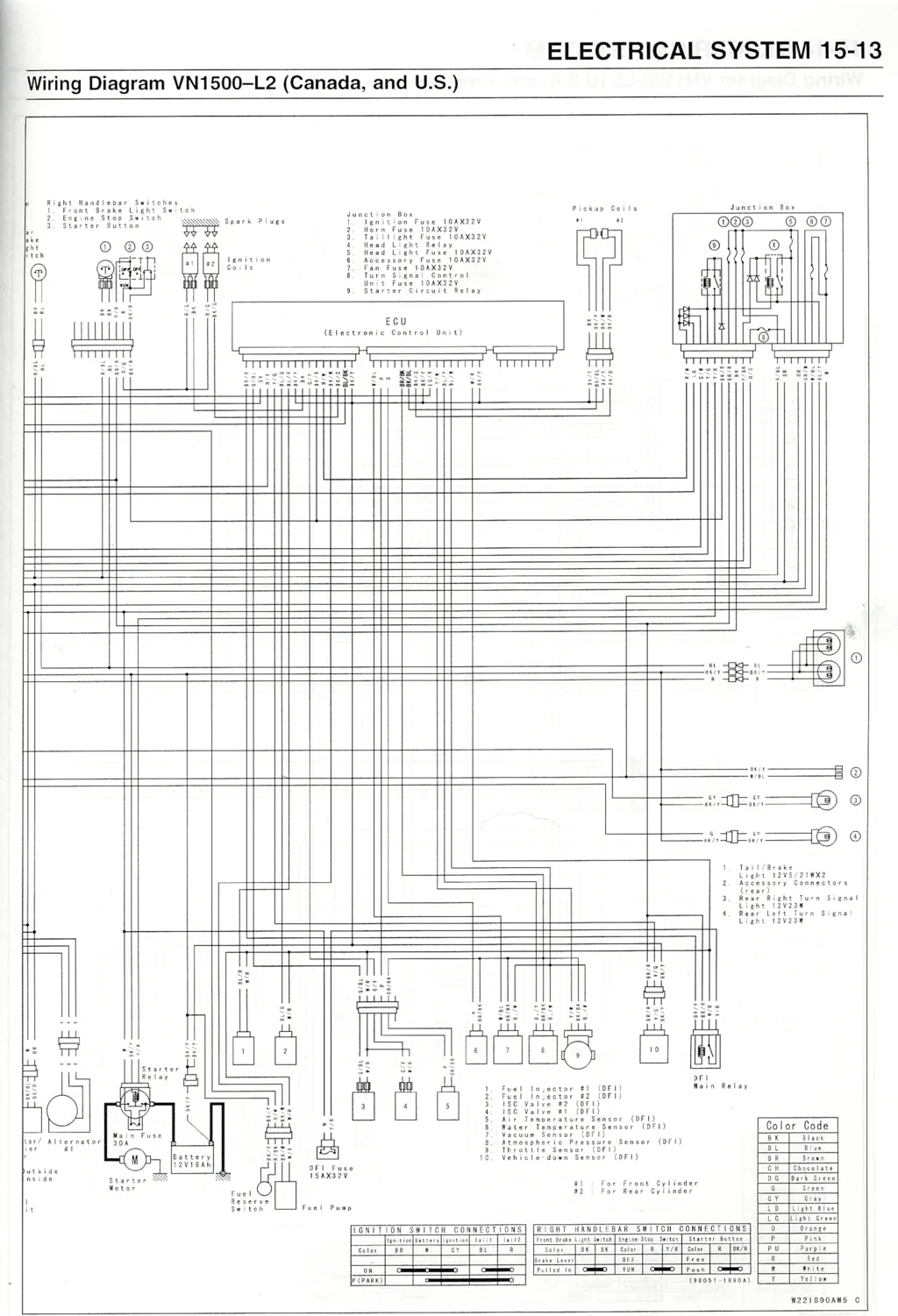 Diagram Kawasaki Vaquero Wiring Diagrams