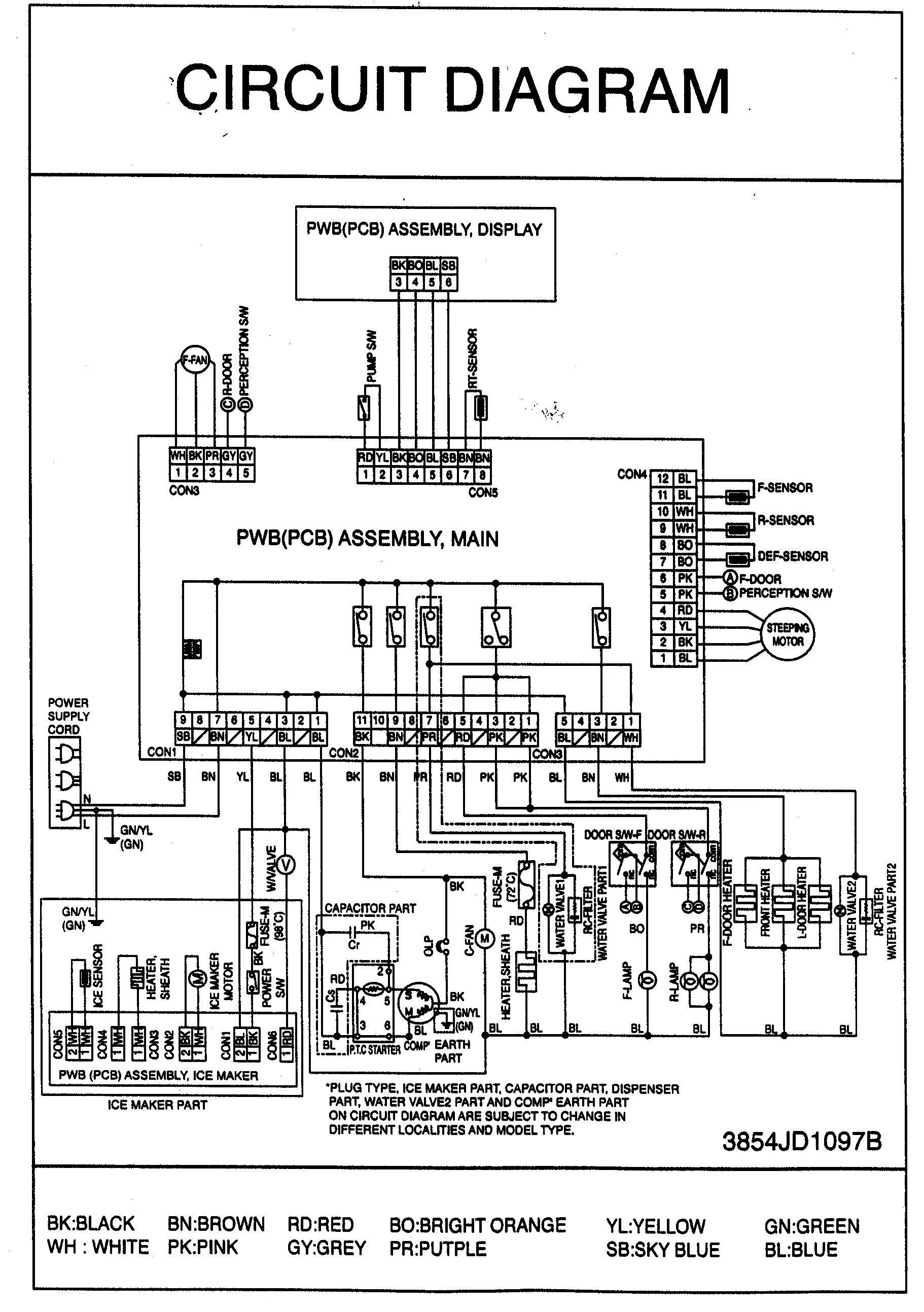 Diagram Kenmore Elite Refrigerator Wiring Diagram