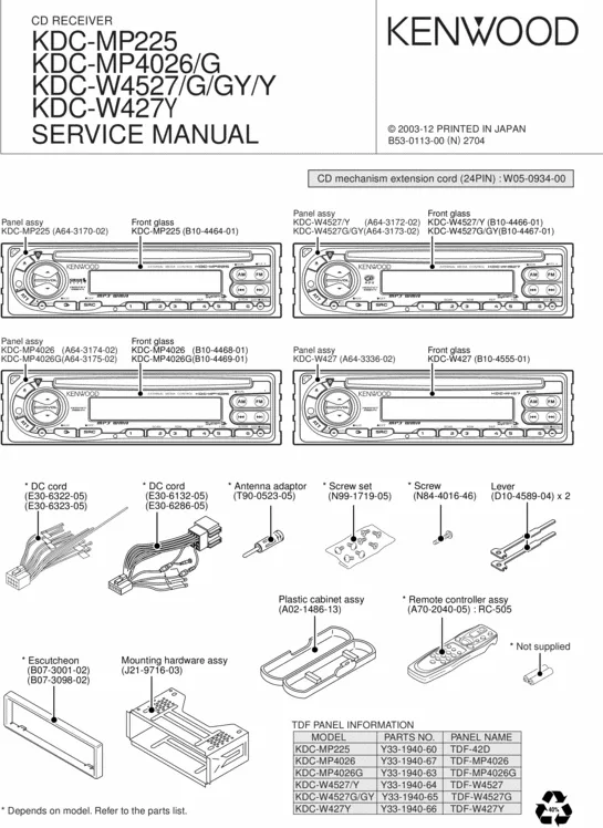 Diagram Kenwood Kdc Mp225 Wiring Diagram Moreover